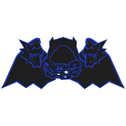 Blue Hood Chain Dragon Wings Combo Roblox item