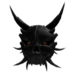 Oni Black Skull Mask