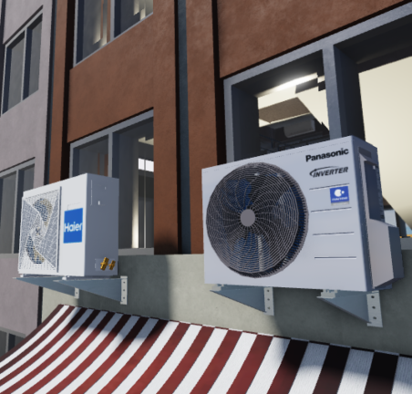 Air Conditioner At Small City(Update) screenshot 1