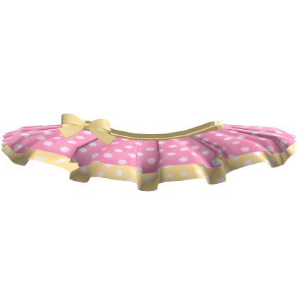 ♡ cute pink yellow skirt tutu tweencore kawaii x Roblox item