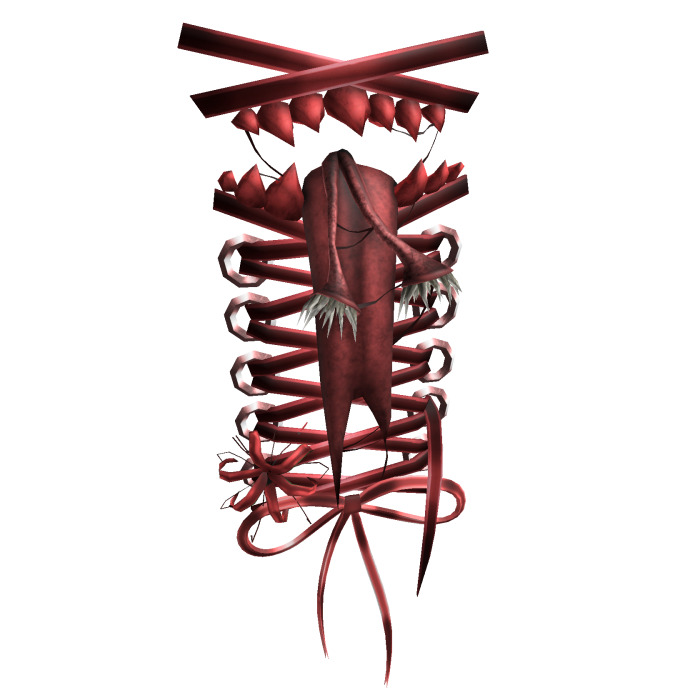 Red Creepycore Front Monster Stitches