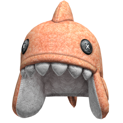 Orange Shark Cute Ushanka