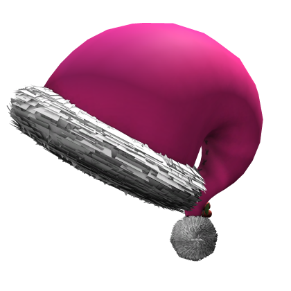 pink christmas hat