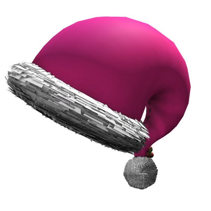 pink christmas hat