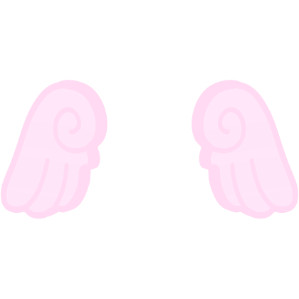 ♡ Cute Chibi Glowing Angel Wings in Pastel Pink