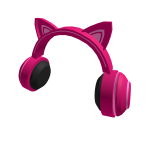 Pink Cat Ear Headphones