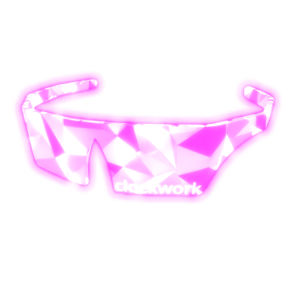 Emissive Pink Sparkle Time Clockwork Shades