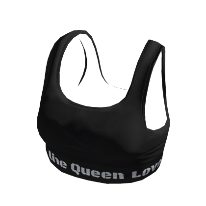 Queen Tank Top - Black thumbnail