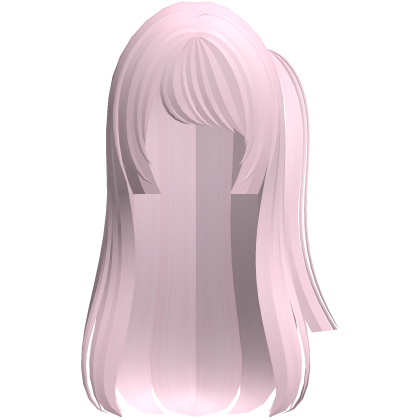emo moe hime long hair w side pony pink