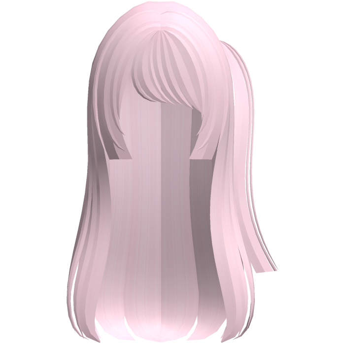 emo moe hime long hair w side pony pink