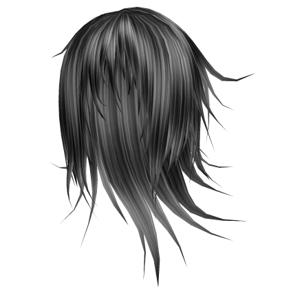 Skunk Grey Long Emo Vkei Windy Model Hair 74. 