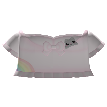 ୨୧: cute nyan pink top