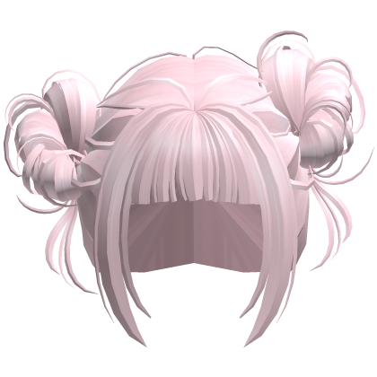 Cute Messy Space Buns (Pink) Roblox item