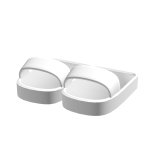 white slides white slippers