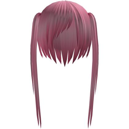 🝦ᆺᴗ, kawaii #fantasy twintails hair ҂ black&white Roblox item
