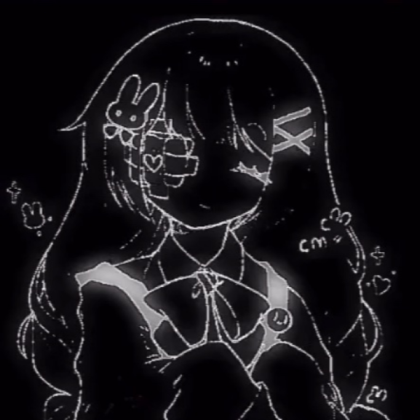 black and white anime Roblox decal