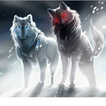 Demon Wolf X Angel Wolf