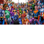 Fans of the superheros