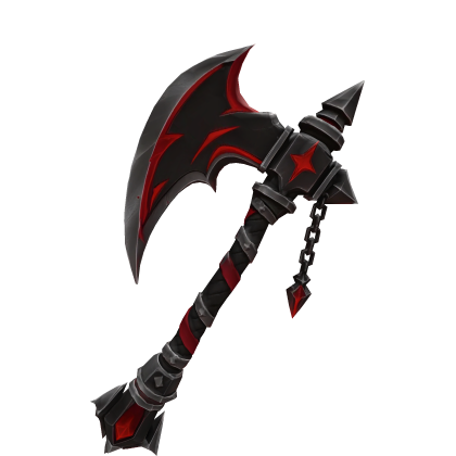 Crimson Fiery Axe