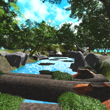 Water Fall In Forest Showcase