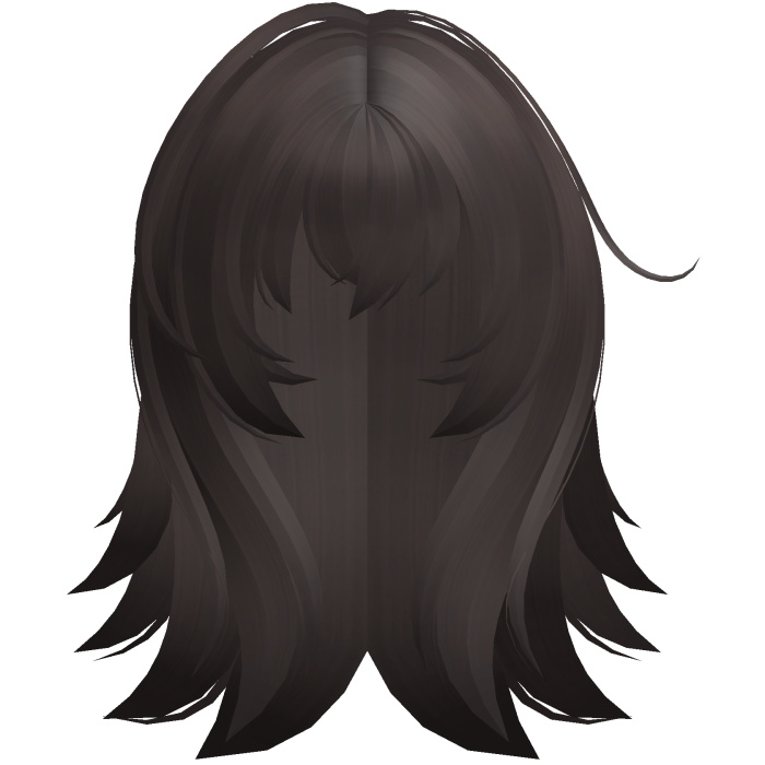 aoi mukou fluffy messy anime hair brown