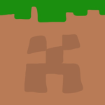Minecraft Dirt Block Fan Group