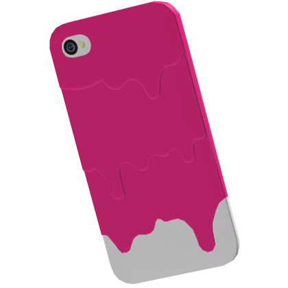 Slimed Phone in Pink & White