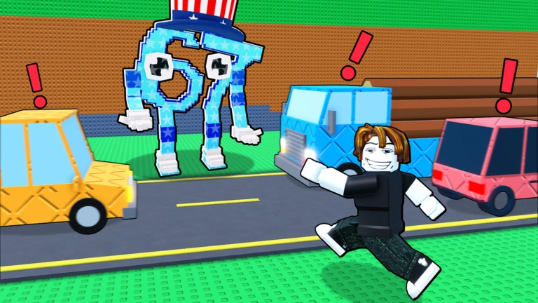 Brainrot🚗の道を横切る