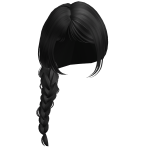 Heya Kpop Side Braid Ive in Black