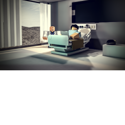 GFX= PCR Hospital room