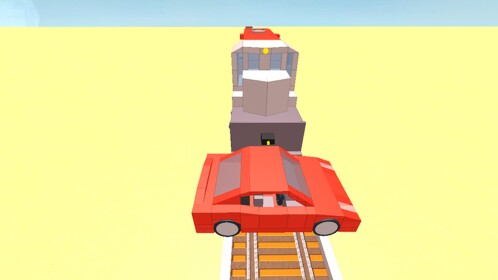 Drive a Car into a Train! VIP in DESC.