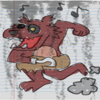 FNAF Foxy Drawing Roblox decal