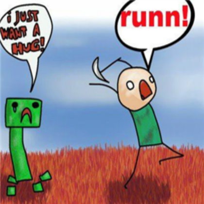 Minecraft cartoon...so true Roblox decal