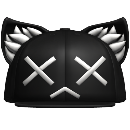 X_X white fur hat Roblox item