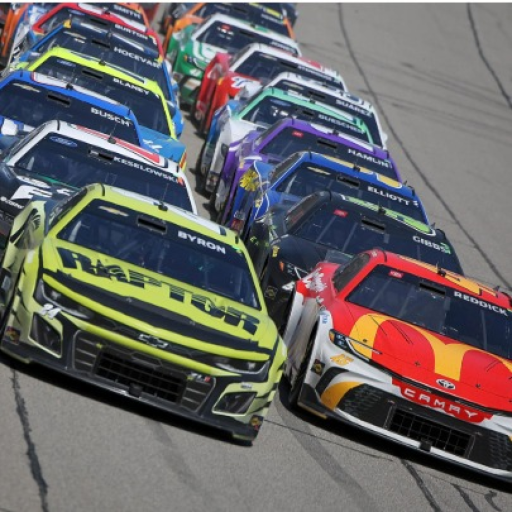 a nascar game (lightning mcqueen stock cars)