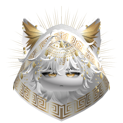 Egyptian Mullet w/ Divine Gold White Hood
