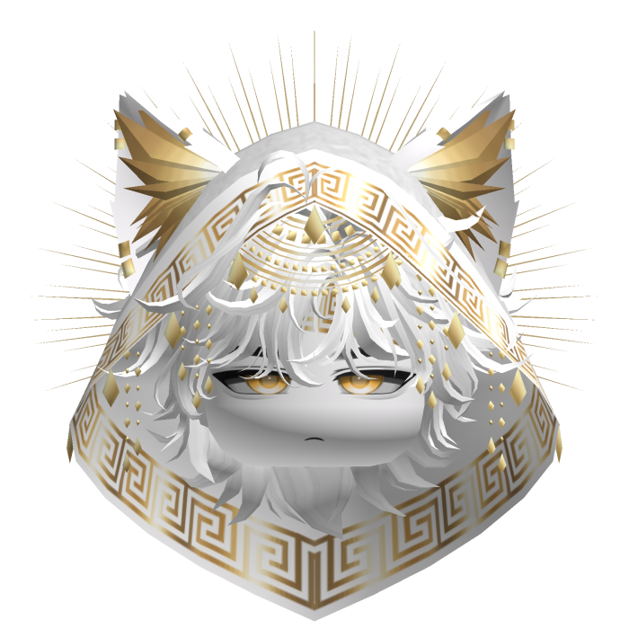 Egyptian Mullet w/ Divine Gold White Hood