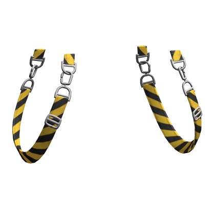 Caution Tape Suspender Waist Straps thumbnail