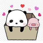 Pig and panda group
