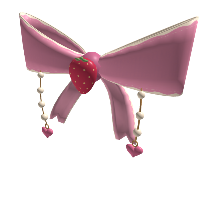 Strawberry Sweetheart Bow 🎀🍓
