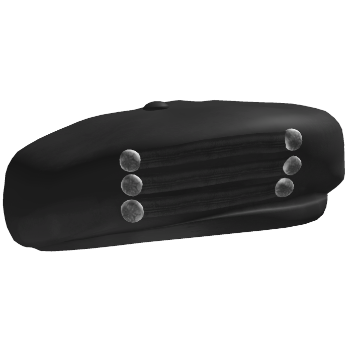 Grey Emo Vkei Neo Cadet Beret Hat