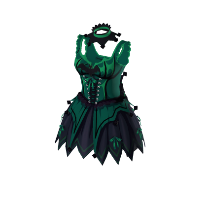 Halloween Elf Green Dress thumbnail