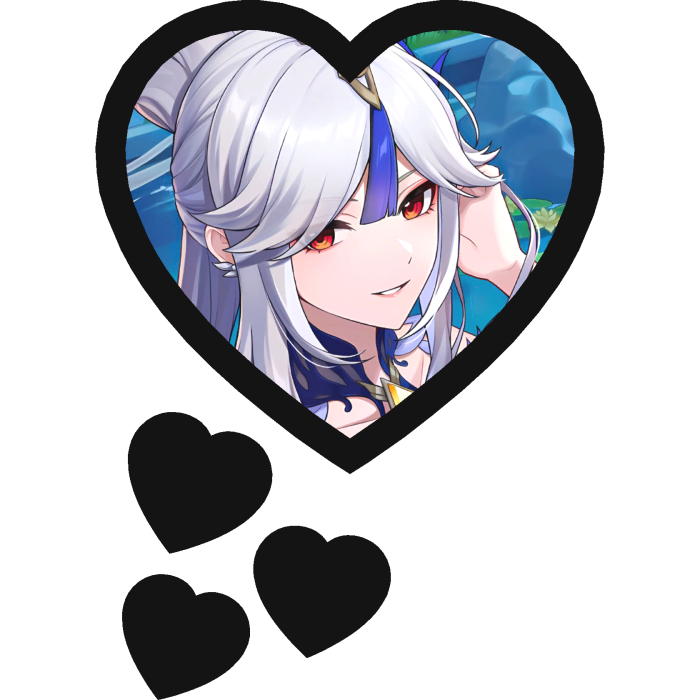 Ningguang Thinking Hearts Genshin Impact