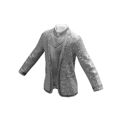 Sparkling Party Suit Jacket | White