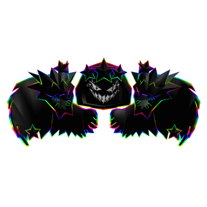 Rainbow Black Hood Combo