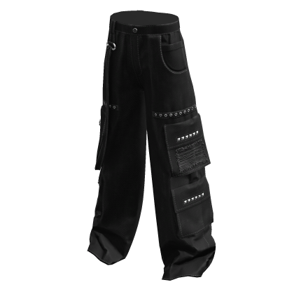 black y2k cargo pants - Roblox