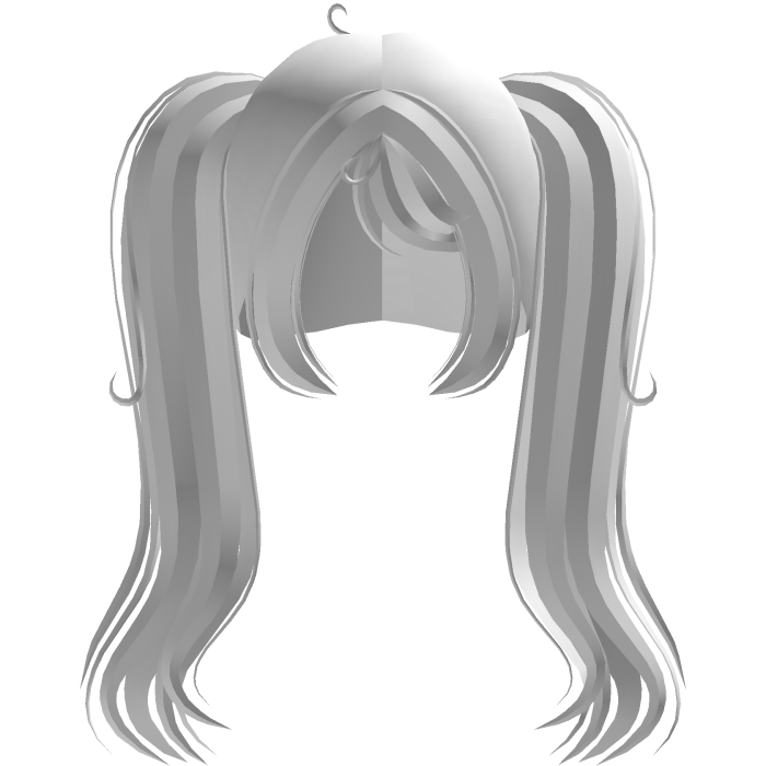 ۶ৎ | moe swirly scruffy shy pure white pigtails