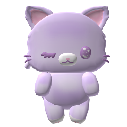♡ little purple mewkle kitty cat in da mouth !!
