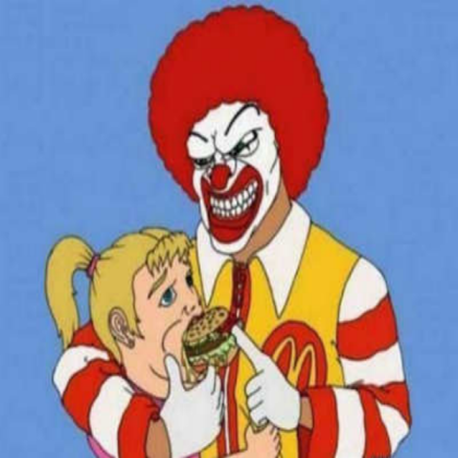 HORROR MCDONALDS WITH EVIL RONALD MCDONALD!LOL!!!! Roblox decal