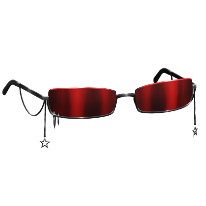 Deluxe Star Shades - Red Roblox item